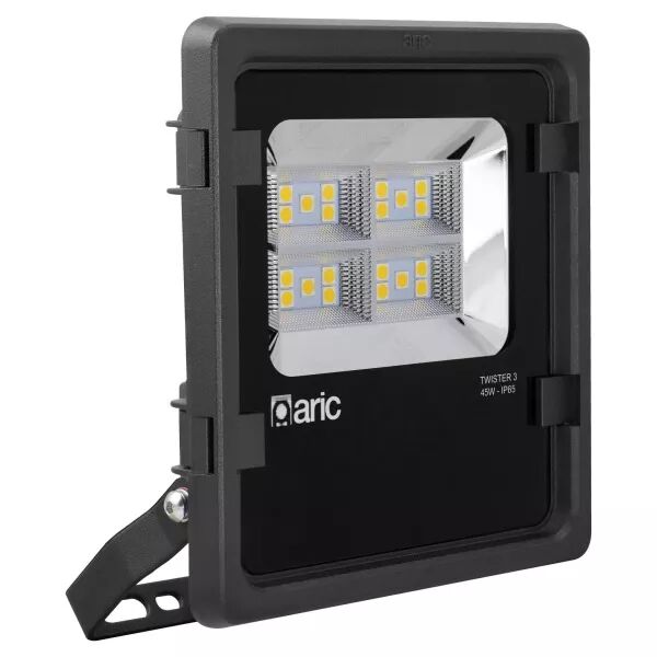 TWISTER 3 - Proj. Ext. IP65 IK08, noir, 90� LED int�gr� 45W 2400K 4950lm (50824)