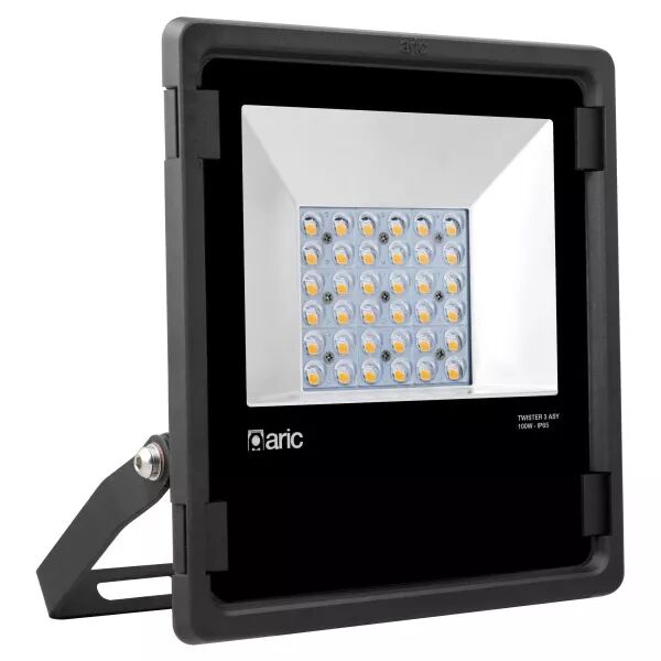 TWISTER 3 ASY - Proj.Ext. IP65 IK08, gris, LED 100W 2400K 10000lm (50873)