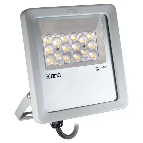 TWISTER 4 ASY gris 38W 3000K IP66 IK08, Asy 125�x65, 4560lm 50000h (51696)