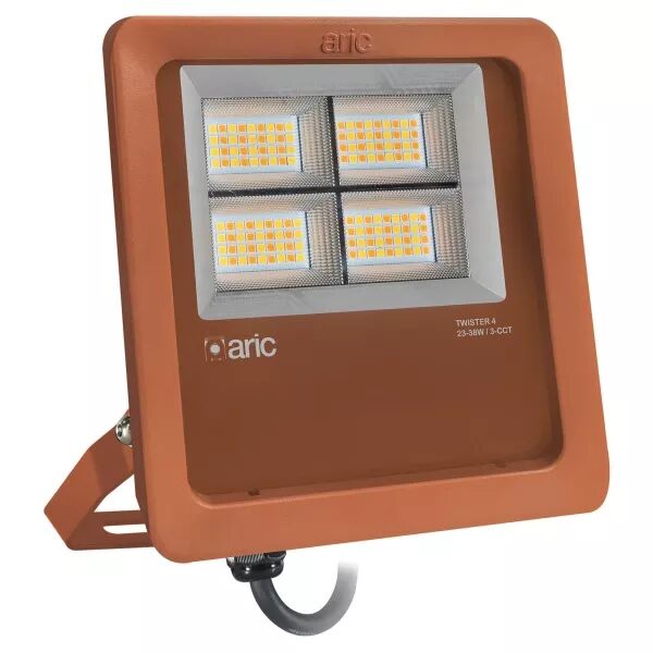 TWISTER 4 corten 3CCT 23-38W IP66 IK08, 2200K/3000K/4000K, 38W 5700lm 90� 50000h (51685)