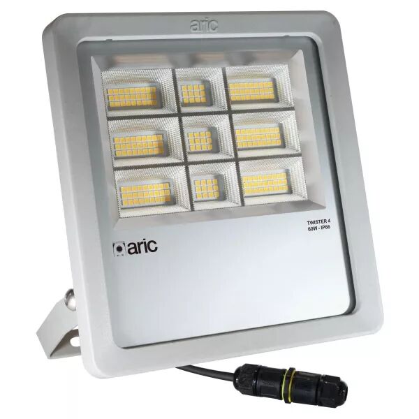 TWISTER 4 gris 60W 3000K IP66 IK08 9000lm 90� 50000h (51663)