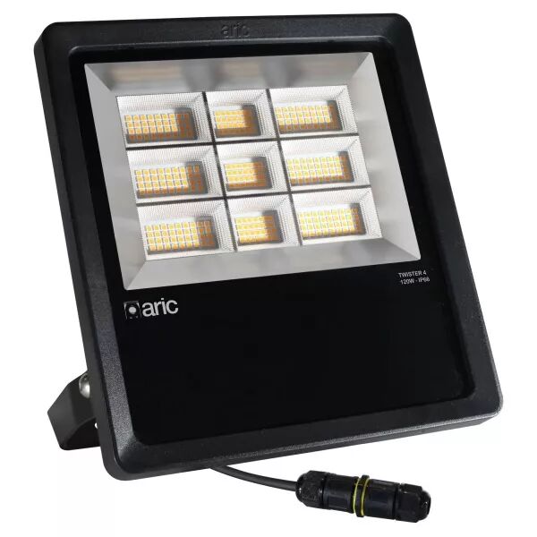 TWISTER 4 noir 120W 3000K IP66 IK08 18600lm 90� 50000h (51671)