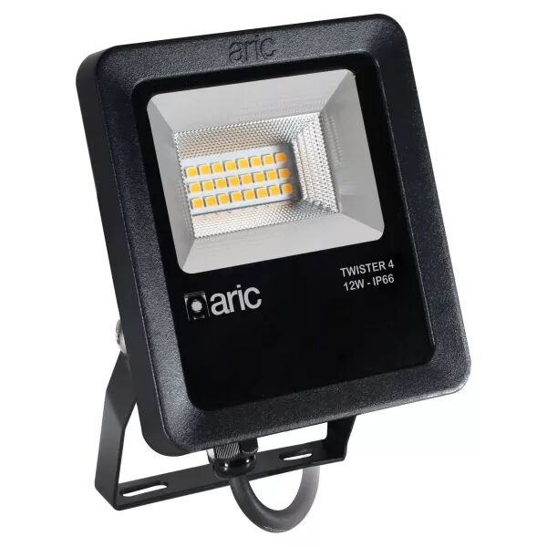 TWISTER 4 noir 12W 3000K IP66 IK08 1620lm 90� 50000h (51666)