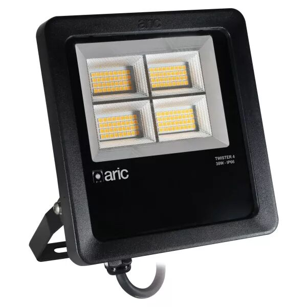 TWISTER 4 noir 38W 3000K IP66 IK08 5700lm 90� 50000h (51668)