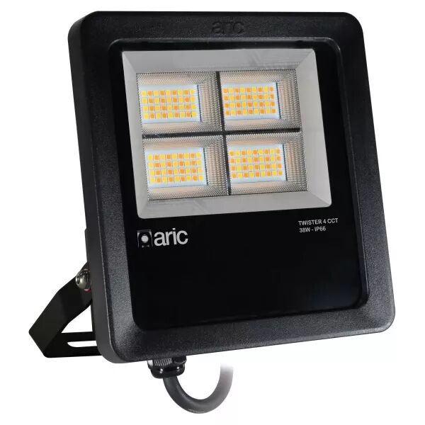 TWISTER 4 noir 38W 3CCT IP66 IK08 2200K/3000K/4000K 5890lm 90� 50000h (51687)