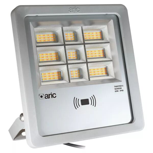 TWISTER 4 SENSOR gris 60W 3CCT IP66 IK08 2200K/3000K/4000K 8400lm 90� 50000h (51692)