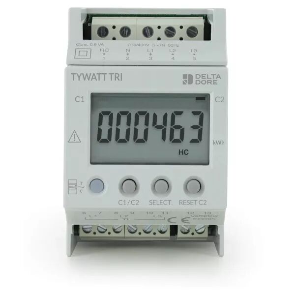 Tywatt Tri | Indicateur de consommations pour compteur triphas� (6110010)