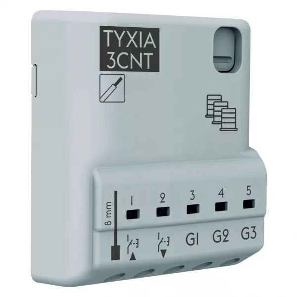 Tyxia 3CNT | Commande micromodule filaire - Centralisation de volets roulants (6351431)