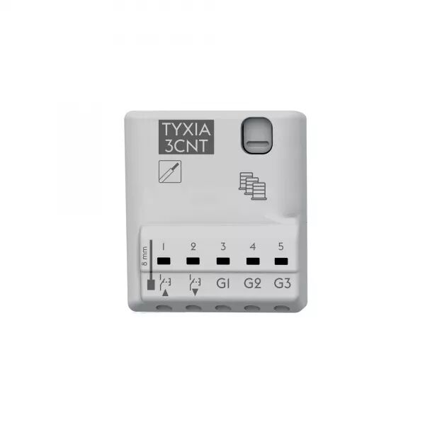 TYXIA 3CNT | COMMANDE MICROMODULE FILAIRE - CENTRALISATION DE VOLETS ROULANTS