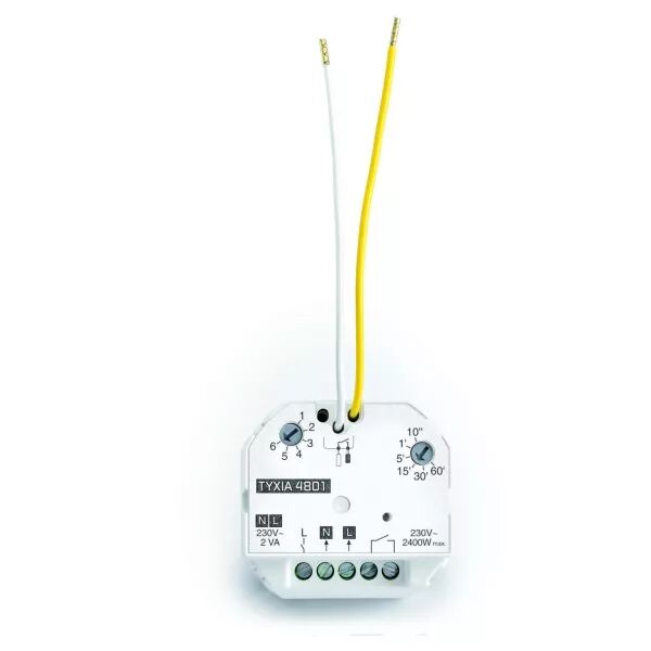 Tyxia 4801 | R�cepteur micromodule radio �clairage ON/OFF - Sortie contact sec (6351110)