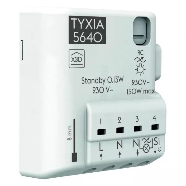 Tyxia 5640 | R�cepteur nanomodule radio variation �clairage - Phase neutre (6351413)