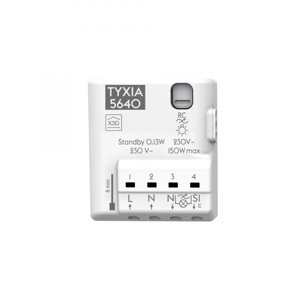 TYXIA 5640 | R�CEPTEUR NANOMODULE RADIO VARIATION �CLAIRAGE - PHASE NEUTRE