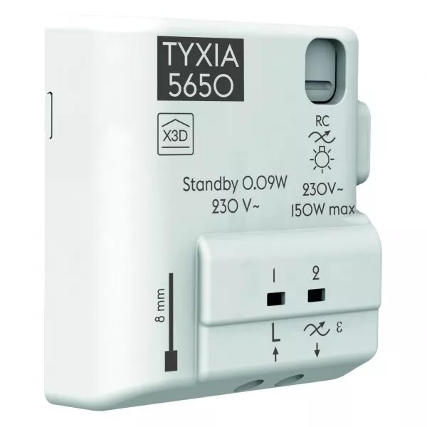 Tyxia 5650 | R�cepteur nanomodule radio variation �clairage - Sans neutre (6351414)