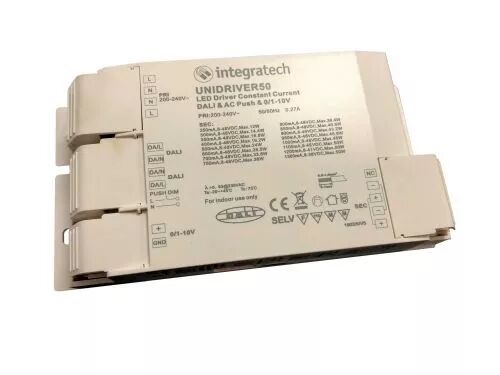 UNIDRIVER 30~50W 1-10V/DALI/PUSH DIM