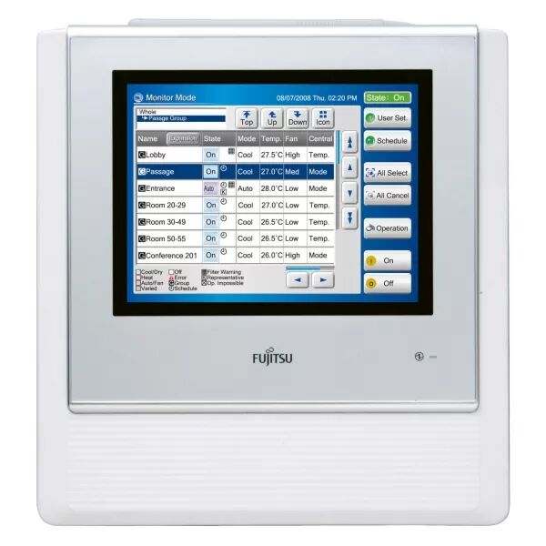 Uty-dtgyz1 - telecommande centralisee tactile ip pour vrf (876280)