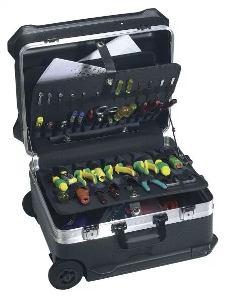 VALISE ROULANTE EN POLY�THYL�NE 470 X 390 X 347MM