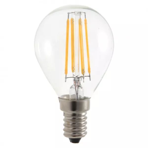 VELAMP - Ampoule � filament LED, Mini-sph�rique P45, 4W / 470lm, culot E14, 2700K (LB404C-27K)