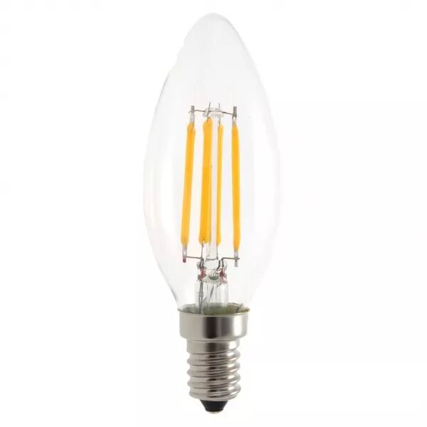 VELAMP - Ampoule � filament LED, Olive C35, 4W / 470lm, culot E14, 2700K (LB304C-27K)