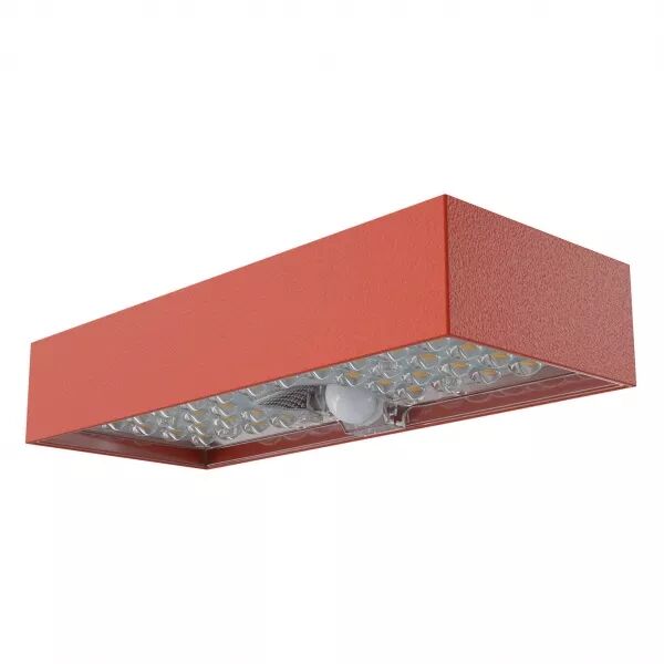 VELAMP - Applique murale LED solaire de 800 lumens avec d�tecteur de mouvement. Brique (SL243)