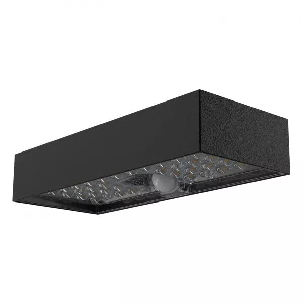 VELAMP - Applique murale LED solaire de 800 lumens avec d�tecteur de mouvement. Noir (SL242)