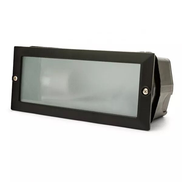 VELAMP - BRICK: Spot � encastrer ext�rieur E27 IP54  en aluminium. Noir (IS720)