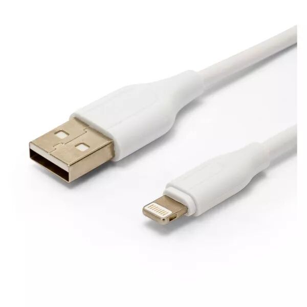 VELAMP - C�ble \ Sync & Charge\  / USB � 8 broches, 1 m�tre, blanc (VN13694)