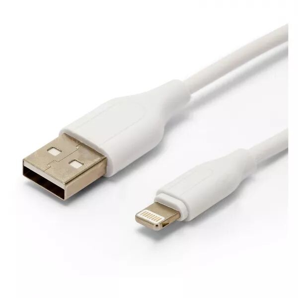 VELAMP - C�ble \ Sync & Charge\  / USB � 8 broches, 2 m�tres, blanc (VN13695)