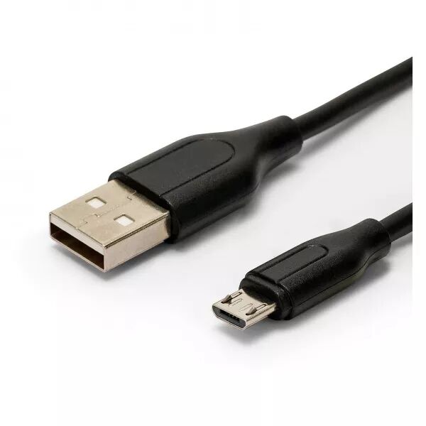 VELAMP - C�ble micro USB / USB, 1 m�tre, noir (VN13692)