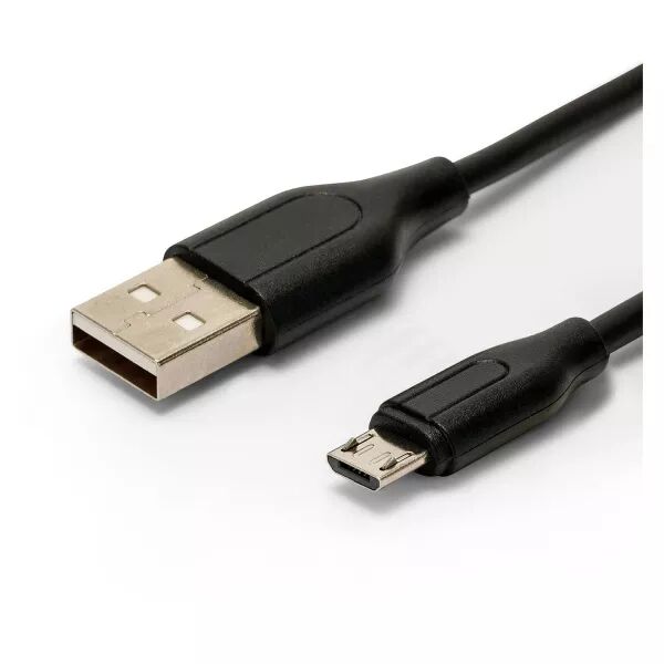 VELAMP - C�ble micro USB / USB, 2 m�tres, noir (VN13702)