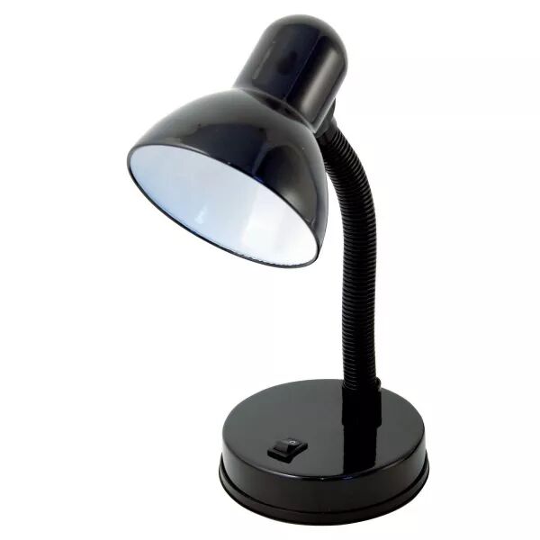 VELAMP - CHARLESTON: Lampe de bureau avec culot E27, noire (TL1201-N)
