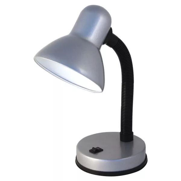 VELAMP - CHARLESTON: Lampe de bureau avec culot E27, silver (TL1201-S)