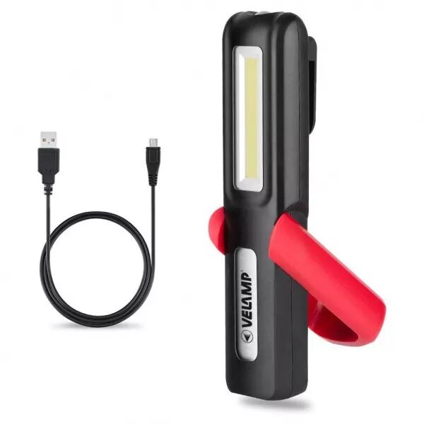 VELAMP - DAVY : Worklight COB + high power 2x3W. Rechargeable (IR471)