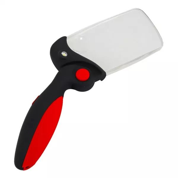 VELAMP - DOYLE : Loupe LED, grossissement 6x, pliable. Fonctionne avec 2 piles AA non (IN285)