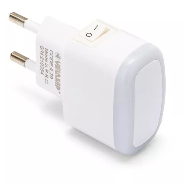 VELAMP - FROOT: veilleuse LED avec interrupteur ON/OFF. Blanc (IL29)
