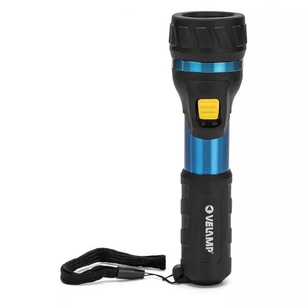VELAMP - IMPULSE: torche LED 1W 70 lm 2AA aluminium + caoutchouc (IP05)
