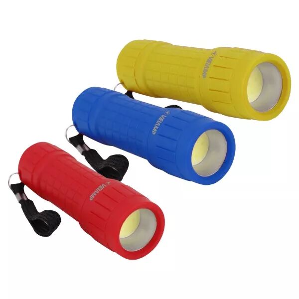 VELAMP - KALIBRO : Lampe torche LED COB ABS 2W. Couleurs assorties (D86)