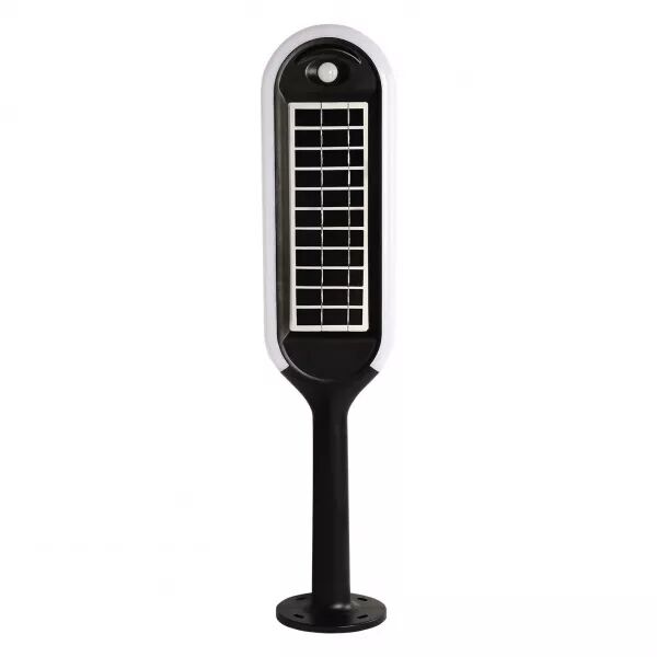 VELAMP - Lampe LED solaire de jardin 400 lumens, avec double panneau solaire (SPK081)