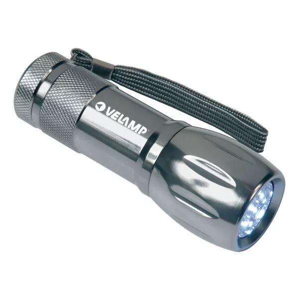 VELAMP - Lampe torche compacte en aluminium 9 LED 25 lm housse incluse (IN240)
