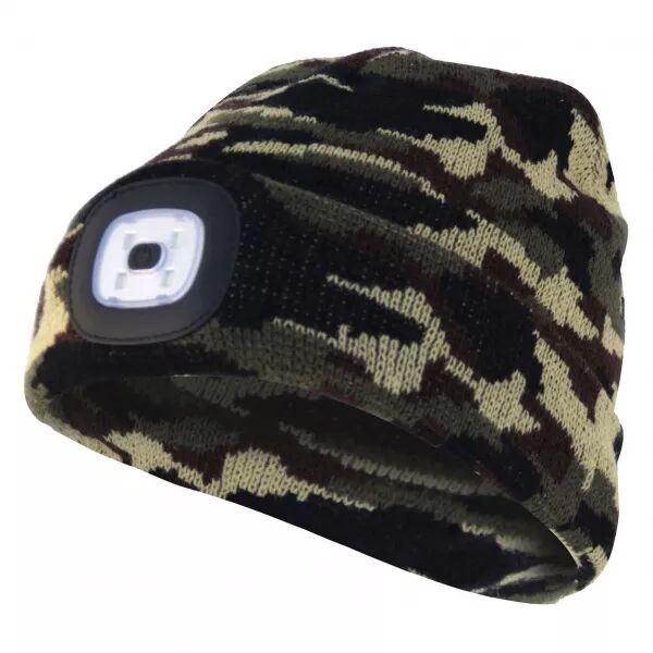 VELAMP - LIGHTHOUSE : Bonnet � LED 100 Lumens rechargeable camouflage (CAP06)