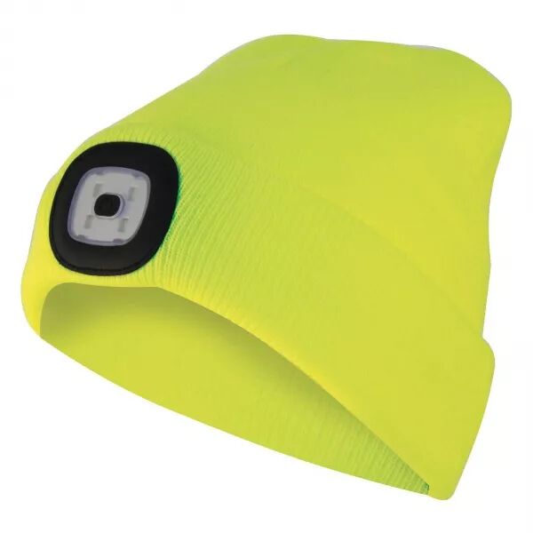 VELAMP - LIGHTHOUSE : Bonnet � LED 100 Lumens rechargeable jaune fluo (CAP07)