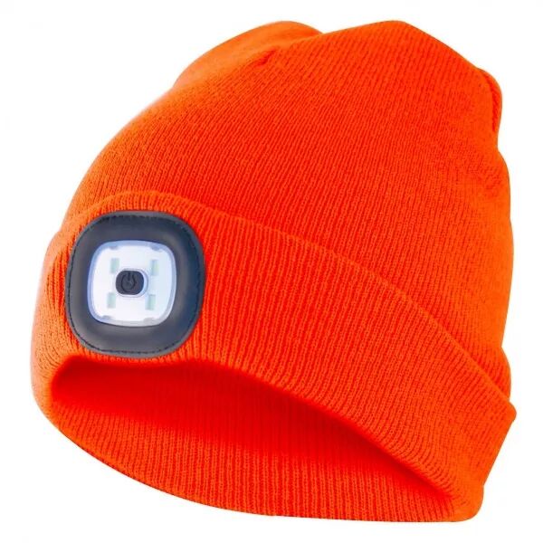 VELAMP - LIGHTHOUSE : Bonnet � LED 100 Lumens rechargeable orange (CAP10)