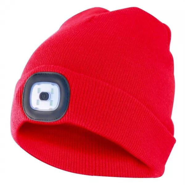 VELAMP - LIGHTHOUSE : Bonnet � LED 100 Lumens rechargeable rouge (CAP08)