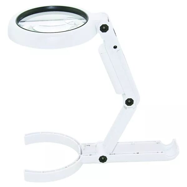 VELAMP - Loupe � 8 LED pour main ou de table avec lentille 5X/11X (LE037)