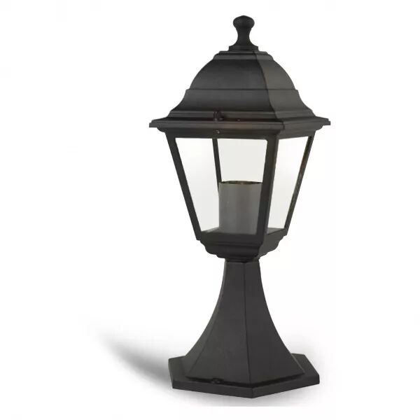 VELAMP - MANAUS : Lampe de portail vintage, E27, en aluminium. Noir (IS712)