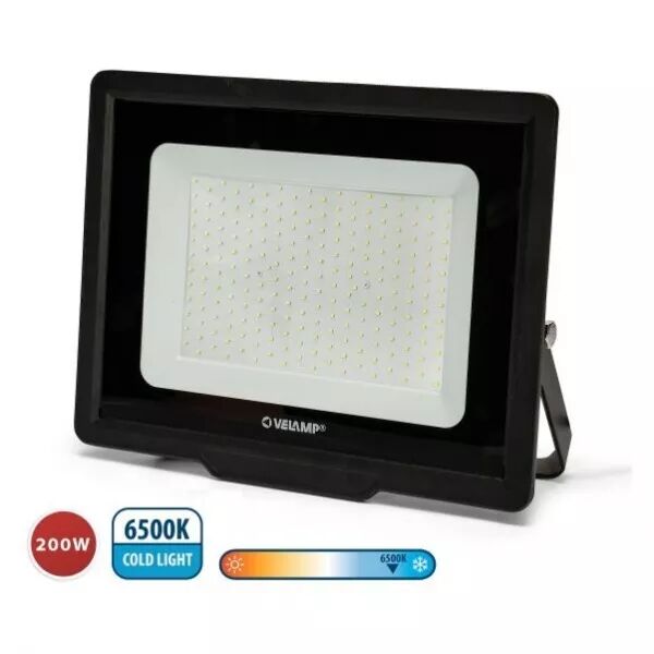 VELAMP - PADLIGHT POWER, projecteur LED SMD 200W IP65 noir 6500K (IS786)
