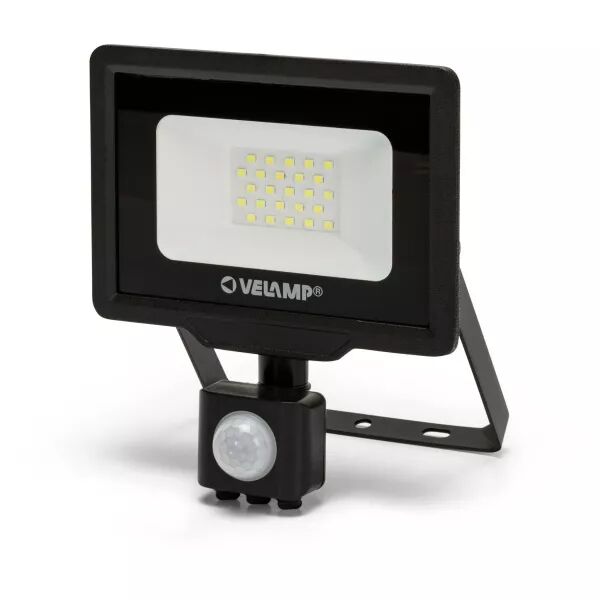 VELAMP - PADLIGHT5, projecteur LED SMD 20W 2400 lm IP44, noir 4000K. Avec IR (IS748-5-4000K)
