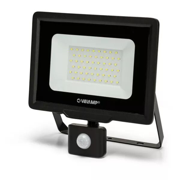 VELAMP - PADLIGHT5, projecteur LED SMD IP44 50W 4000 lm, noir 4000K. Avec IR (IS768-5-4000K)