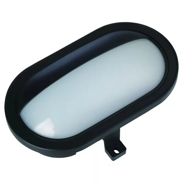 VELAMP - PALPEBRA:  Hublot ovale � LED int�gr�s 5.5W 450 lm noir IP54 (PALPEBRA-N)