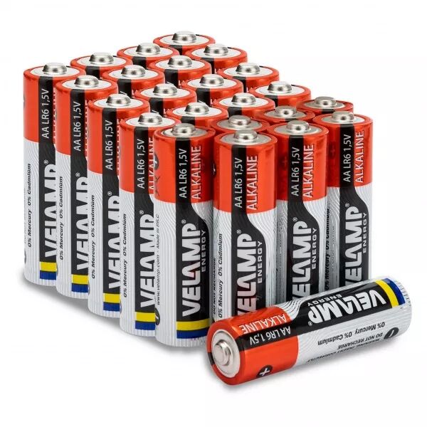 VELAMP - Piles alcalines STILO LR6 AA 1,5 V - Bo�te Pratique de 24 Piles (LR6/24BOX)