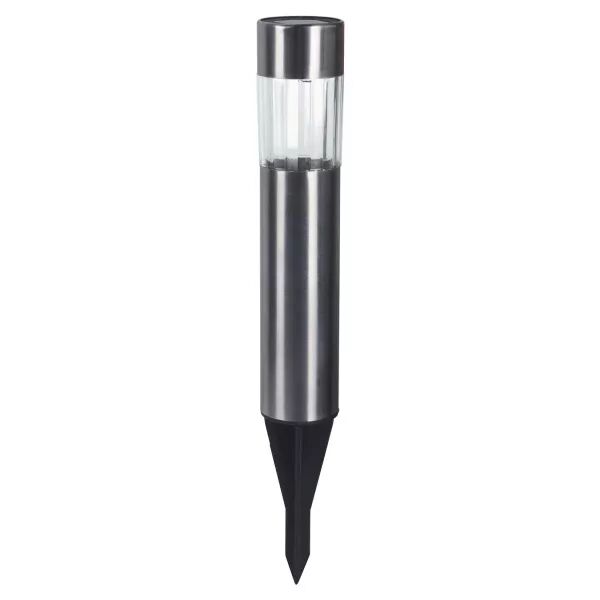 VELAMP - POLE: Tuteur de jardin solaire LED. Plastique finition aluminium (SPK05)